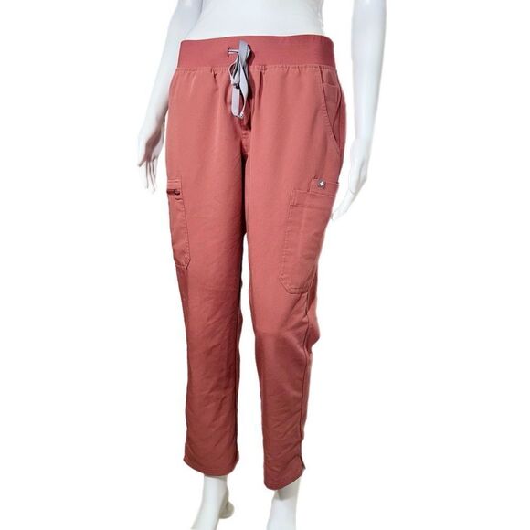 Figs Pants - Figs Kade Cargo Scrub Pants (M/Petite) - Mauve